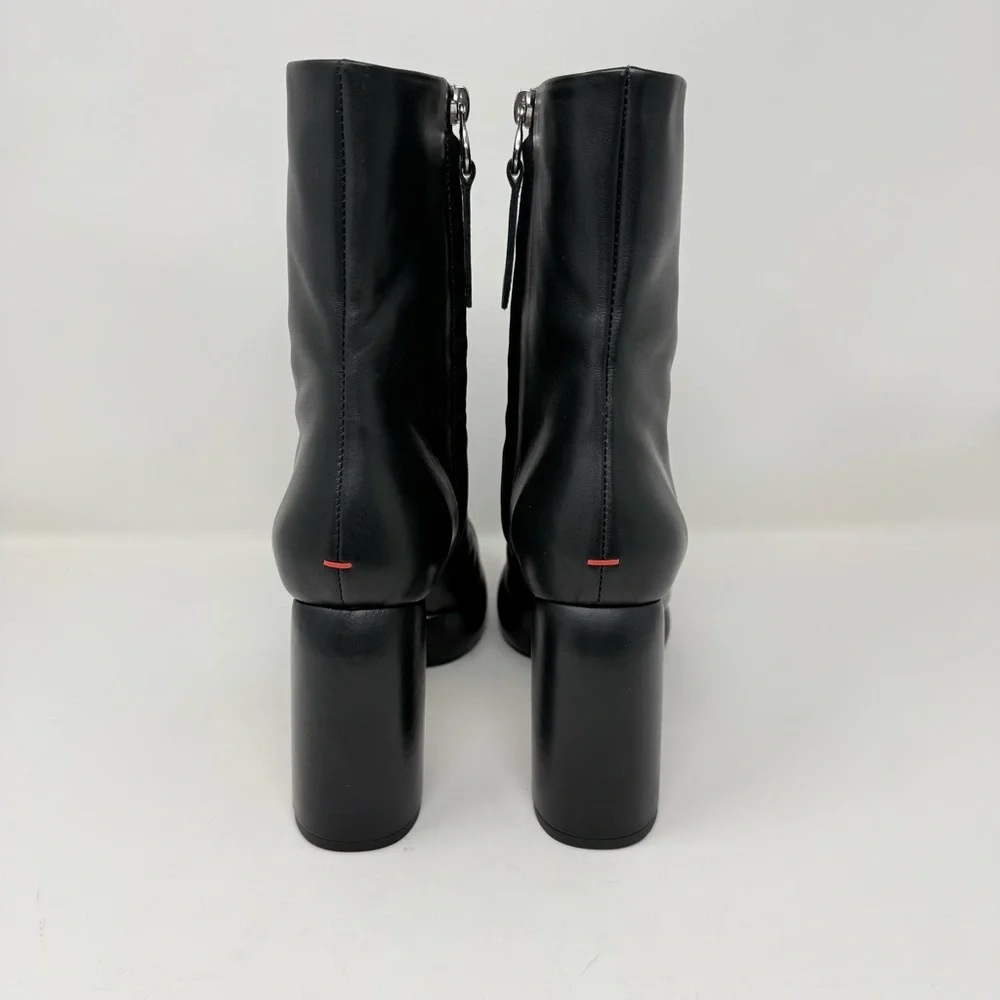 New Aeyde Emmy Boot In Black Leather Sz 38